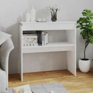 Detailed information about the product Console Table White 80x30x80 cm Engineered Wood