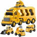 Construction Truck Boy Toys for Age3+,Engineering Transport Vehicle Carrier Truck,Kids Excavator Crane Gifts Toys. Available at Crazy Sales for $29.99