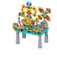 Detailed information about the product Construction Truck Screw Building Blocks 372 Pcs Sensory STEM Educational Preschool Car Toy Games Christmas Birthday Kids Gift