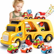 Detailed information about the product Construction Truck Toys For 3 4 5 6 Year Old Boys Carrier Truck Cars For Toddlers