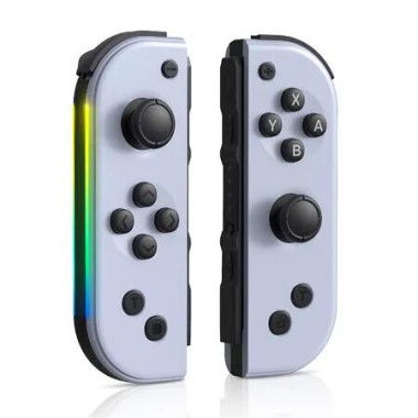 Controller for Nin-tendo Switch, Replacement Wireless Controllers with RGB Light, Dual Vibration, Wake-up, Motion Control