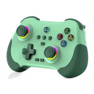 Detailed information about the product Controller Remote Joystick for iOS/Android, Wireless Switch Controller with Macro Buttons/Hall-Rocker/Hall-Trigger, Green