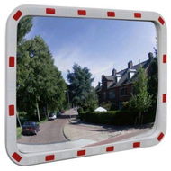 Detailed information about the product Convex Traffic Mirror Rectangle 60 X 80 Cm With Reflectors