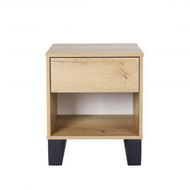 Detailed information about the product Coogee Oak Bedside Table