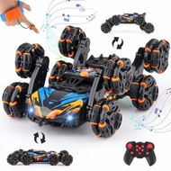 Detailed information about the product Cool 8 Wheels Hand Controlled RC Stunt Car Toys,Gesture Sensing Remote Control Cars for Boys Age 3+ Year Old,Birthday Gifts Ideas for Kids