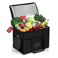 Detailed information about the product Cool Bag 40L Foldable Picnic Bag,Large Thermal Bag,Insulated Bag for Camping,Picnic,Shopping,Car,BBQ,Portable Reusable Insulated Shopping Bag