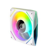 Detailed information about the product Cool moon PC Case Fan 120MM 3pcs white 1800RPM Infinity Mirror ARGB PWM Fan 4Pin PWM, 5V 3Pin ARGB Positive Fan Blade Fan