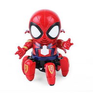 Detailed information about the product Cool Spider Robot with Six Paws -Colorful Lights, Music, Move Dancing - for Kids Gift (Red)