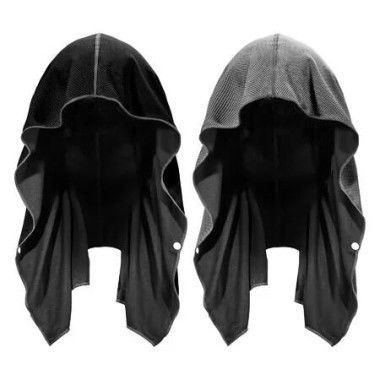 Cooling Hoodie Towels,Instant Cooling Towels for Neck and Face,UPF 50 Sun Protection,Ice Towel for Hot Weather,Head Towel,2 Pack