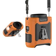 Detailed information about the product Cooling Waist Fan Clip Personal Belt Cooler Wearable Cooling Summer Portable 10000mAh Rechargeable 5 Speeds Flashlight for Travel Camping Power Bank Orange