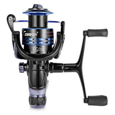 Coonor J12 9 + 1BB Metal Spool Fishing Reel With Double T-shape Handles.