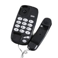 Detailed information about the product Corded Landline Telephone Wall Mountable Desktop Mute Pause Redial Flash Home Office Hotel Bathroom Black