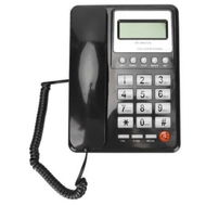 Detailed information about the product Corded Large FONT Destop Phone Caller ID Call Waiting LCD display Landline Phones Home Free Calling Office Hotel Senior Aid Black