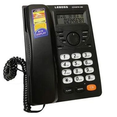 Corded Phone Caller ID Call Waiting Landline Phones Home Free Calling Office Hotel Senior Aid Black