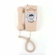 Detailed information about the product Corded Vintage Phone,Easy Wall-Mount Landline Phone,Antique Rotary Dial Senior Phones,Last Number Redial,Retro Working Wall Telephones for Home School