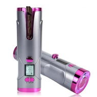 Detailed information about the product Cordless Automatic Rotating Curling Iron, 5200mAh USB Rechargeable Beach Wave Curler with U-Shape Anti-Tangle Barrel, for Long Hair