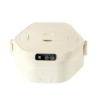 Detailed information about the product Cordless Electric Lunch Box, 1L Heated Lunch Box, 16000mAh Battery Powered, Fast Heating, 3-Compartment Tray, Portable for Car, Truck, Office, Camping