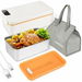 Cordless Electric Lunch Box Food Heater,Battery Powered Heated Lunch Box Food Warmer,Adjustable Heating Warming Time (White). Available at Crazy Sales for $59.99