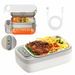 Cordless Electric Lunch Box,14000mAh Rechargeable Auto Heated Lunch Box,1L Protable Self-Heating Food Warmer for Car,Office,Travel,Picnic & Outdoor. Available at Crazy Sales for $69.99
