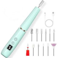Detailed information about the product Cordless Electric Nail Drill, Portable Nail File Kit for Acrylic, Portable Home Manicure Kit, Green