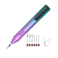 Detailed information about the product Cordless Electric Nail Drill, Rechargeable Nail Drill Machine for Acrylic Gel Nails, Portable Electric Nail File Kit with Drill Bits