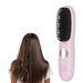 Cordless Hair Straightener Brush, Portable Mini Hair Straightening Brush with LED Display, USB Rechargeable Fast Heating Hairs Brush for Travel Pink. Available at Crazy Sales for $24.95