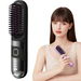 Cordless Hair Straightener Brush, Upgraded Scald-Proof Mini Straight Hair Comb with 3 Temperature Settings, Fast Heating Hair Brushs for Travel Black. Available at Crazy Sales for $19.95