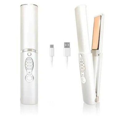 Cordless Hair Straighteners Portable Flat Iron Wireless Mini Hair Straightener 2 in 1 for Straightening and Curling Travel Straightener