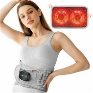 Detailed information about the product Cordless Heating Pad with Massager, Portable Heating Pad Back Brace with 3 Heating & Vibration Modes, Back Heat Support Belt