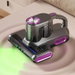 Cordless Mattress Vacuum Cleaner, 18Kpa Bed Vacuum with UV-C Light and Ultrasonic, Green Light Dust Detection for Bed Sofa Couch Pet Hair (Grayish Purple). Available at Crazy Sales for $54.95