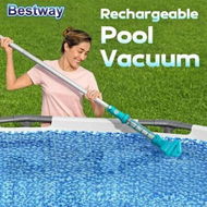 Detailed information about the product Cordless Pool Vacuum Cleaner Above Ground Swimming Pools Battery Suction Portable Cleaning Kit Handheld Stick Adjustable Lightweight Pole Bestway