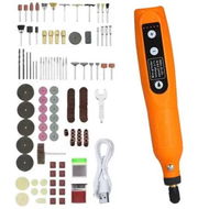 Detailed information about the product Cordless Rotary Tool 5 Speed Grinder Electric Detail Sander Engraving Pen for Sanding,Polishing,Drilling,Etching,Engraving,DIY Crafts Color Orange