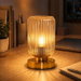Cordless Table Lamp for Bedroom, Touch Stepless Dimmable, 3600mAh Rechargeable Battery, Clear Glass Shade, Wireless Lamp for Desk, Living Room, Amber. Available at Crazy Sales for $29.95