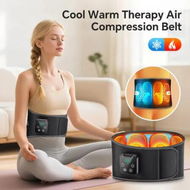 Detailed information about the product Cordless Waist Electric Massager Belt Warm and Cold Compress Rechargeable Lumbar Back Support Air Compression Vibration Heated Massager