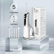 Detailed information about the product Cordless Water Flosser Dental Teeth Cleaner Oral Irrigator Floss 5 Modes 5 Jet Tips Gum Tongue Cleaning Electric Waterproof Portable Home Travel