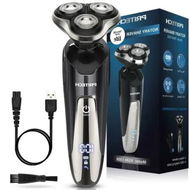 Detailed information about the product Cordless Waterproof Electric Face Shaver for Men - Rechargeable Razor for Wet and Dry Use