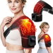 Cordless Wearable Shoulder Red Light Massage Wrap with Heating, Rechargeable Portable Near-Infrared Light Pad for Shoulder Joint Comfort. Available at Crazy Sales for $49.99