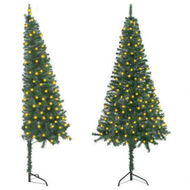 Detailed information about the product Corner Artificial Pre-lit Christmas Tree Green 150 cm PVC