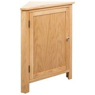 Detailed information about the product Corner Cabinet 59x36x80 cm Solid Oak Wood