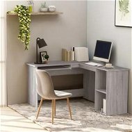 Detailed information about the product Corner Desk Grey Sonoma 120x140x75 cm Engineered Wood