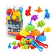 Detailed information about the product Counting Dinosaurs Toys Matching Game For 3 4 5 Years Old