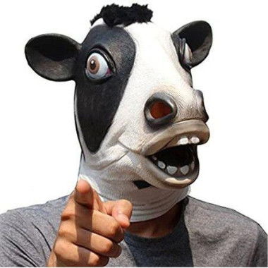 Cow Head Animal Mask Funny Adult Cow Mask For Dress Up Cow Masks