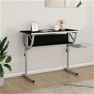 Detailed information about the product Craft Desk Black and Grey 110x53x(58-87) cm Engineered Wood and Steel