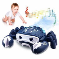 Detailed information about the product Crawling Crab Toy, Mechanical Spray Crab, Dancing Crab Sensory Toy with Spray Sound and Light Birthday Christmas Gift