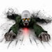 Crawling Zombie Animatronic with Light-Up Eyes,Halloween Decoration,Motorized Creeping Zombie with Long Gray Hair and Tattered Clothes. Available at Crazy Sales for $34.99