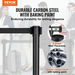 Crowd Control Stanchions 2-Pack Crowd Control Barriers Carbon Steel Baking Painted Stanchion Queue Post with 11FT Black Retractable Belt Belt Barriers. Available at Crazy Sales for $169.95