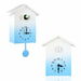 Cuckoo Wall Clock, Natural Bird Voices or Cuckoo Call, Design Clock Pendulum,Wall Art Home Living Room Kitchen Office Decoration Blue. Available at Crazy Sales for $39.95