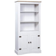 Detailed information about the product Cupboard Mexican Pine Corona Range White 80x40x170 Cm