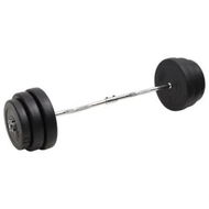 Detailed information about the product Curl Barbell with Plates 90 kg