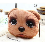 Detailed information about the product Cute Animal Dog Face Zipper Coin Purse #2